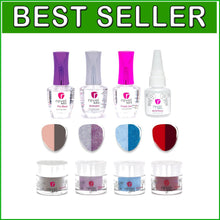 Load image into Gallery viewer, Long-Lasting 4-Color Dip Powder Nail Kit - Infused with Calcium &amp; Vitamin E