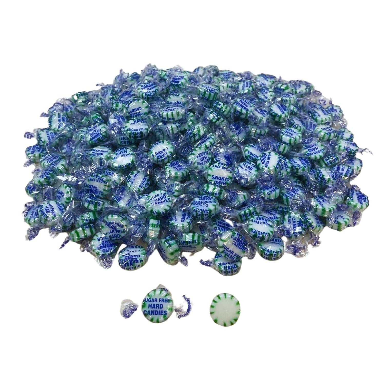 Delightful Sugar-Free Spearmint Mints, 3 lb Bag – Festive Treats for All Seasons