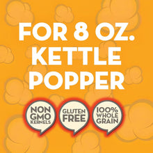 Load image into Gallery viewer, Easy Movie Theater Popcorn Kit - Pre-Measured 6oz, 8oz, 12oz Sizes (Pack of 24)