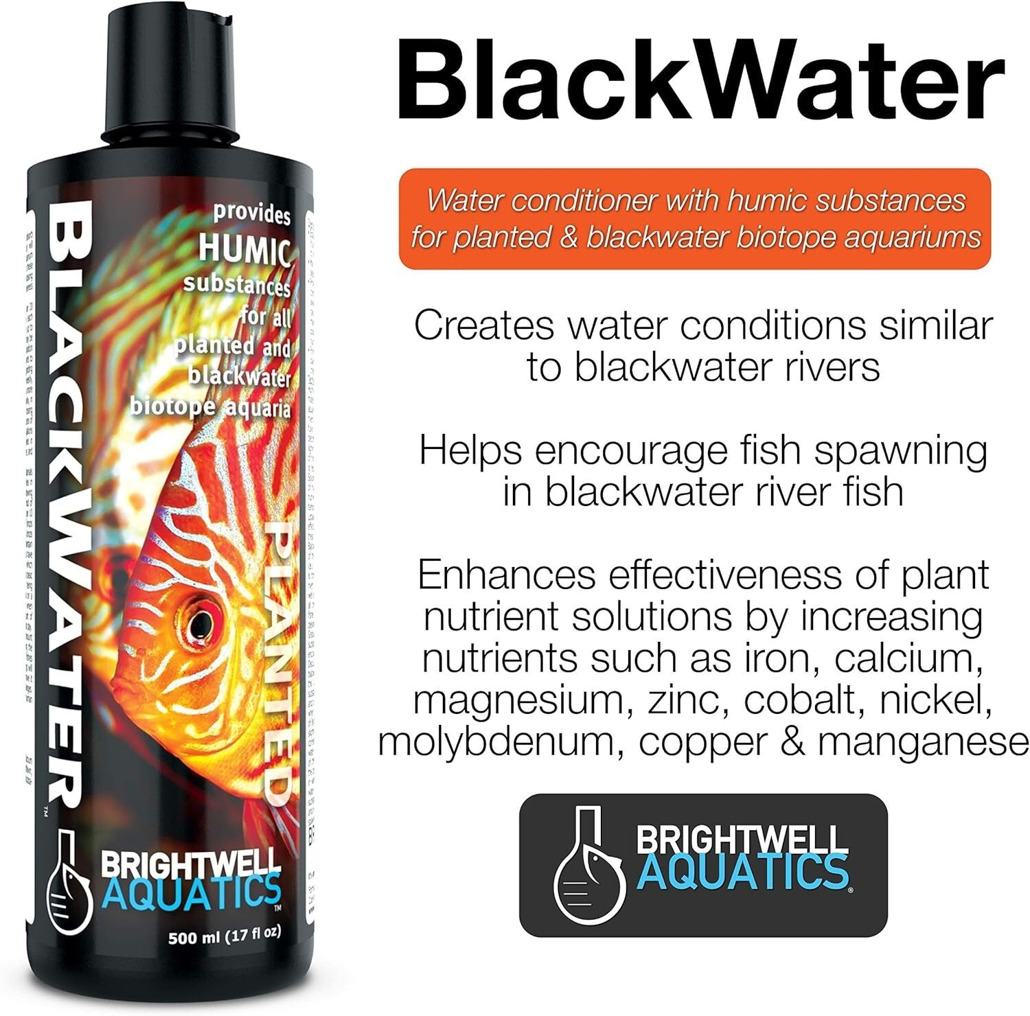 Aquarium Blackwater Conditioner 2L - Simulate Natural River Conditions for Fish