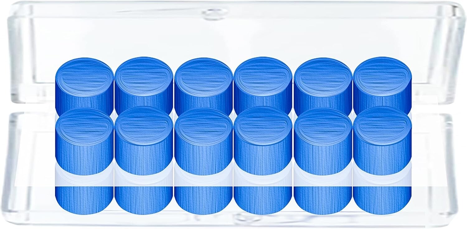 Premium Beeswax Ear Plugs 12 Pack - Sound Blocking for Shooting & Music Events