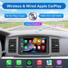 Load image into Gallery viewer, 7-Inch HD Touchscreen Car Stereo with Bluetooth, GPS, Backup Camera - Double Din