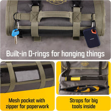 Load image into Gallery viewer, Versatile Tool Roll Organizer - Heavy-Duty Storage for Automotive &amp; Marine Needs