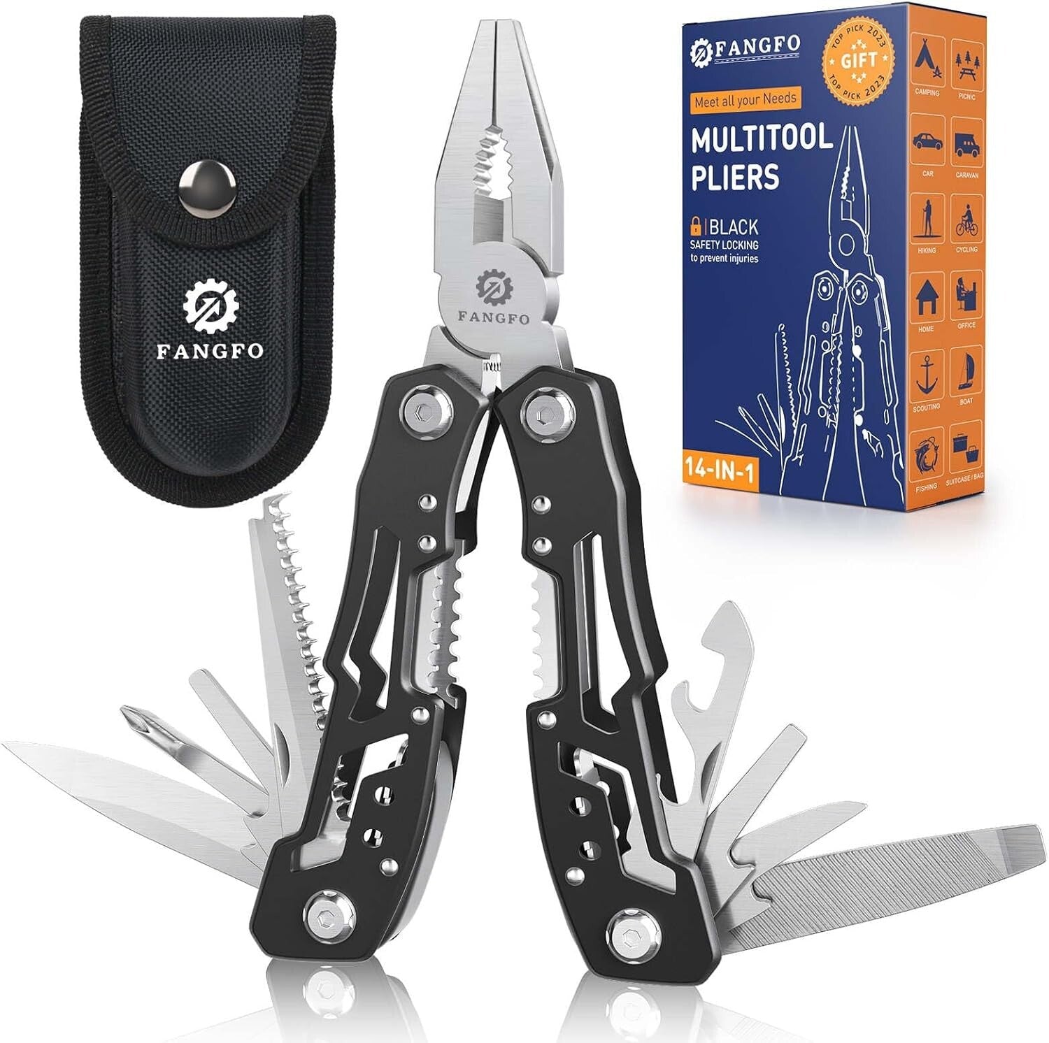 Durable Multi-Functional Stainless Steel Pocket Knife for Outdoor Adventures