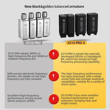 Load image into Gallery viewer, Upgraded 1DD+4BA Hybrid Driver Earphones for Audiophiles with Detachable Cable