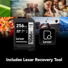 Load image into Gallery viewer, UHS-I 256GB SD Card, 160MB/s - Ideal for Photographers Seeking Top Performance