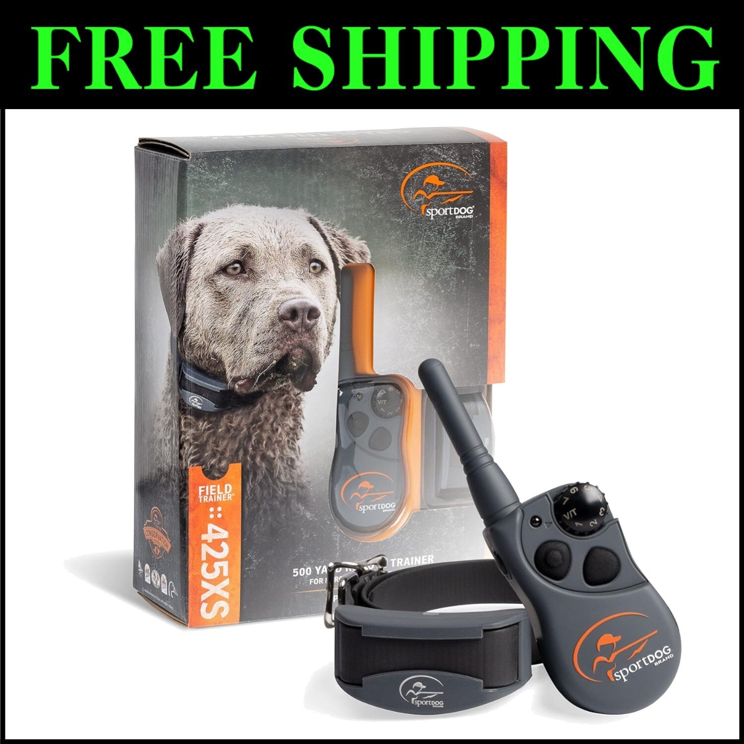 Premium Remote Dog Training Collar for Stubborn Dogs - Waterproof & Rechargeable