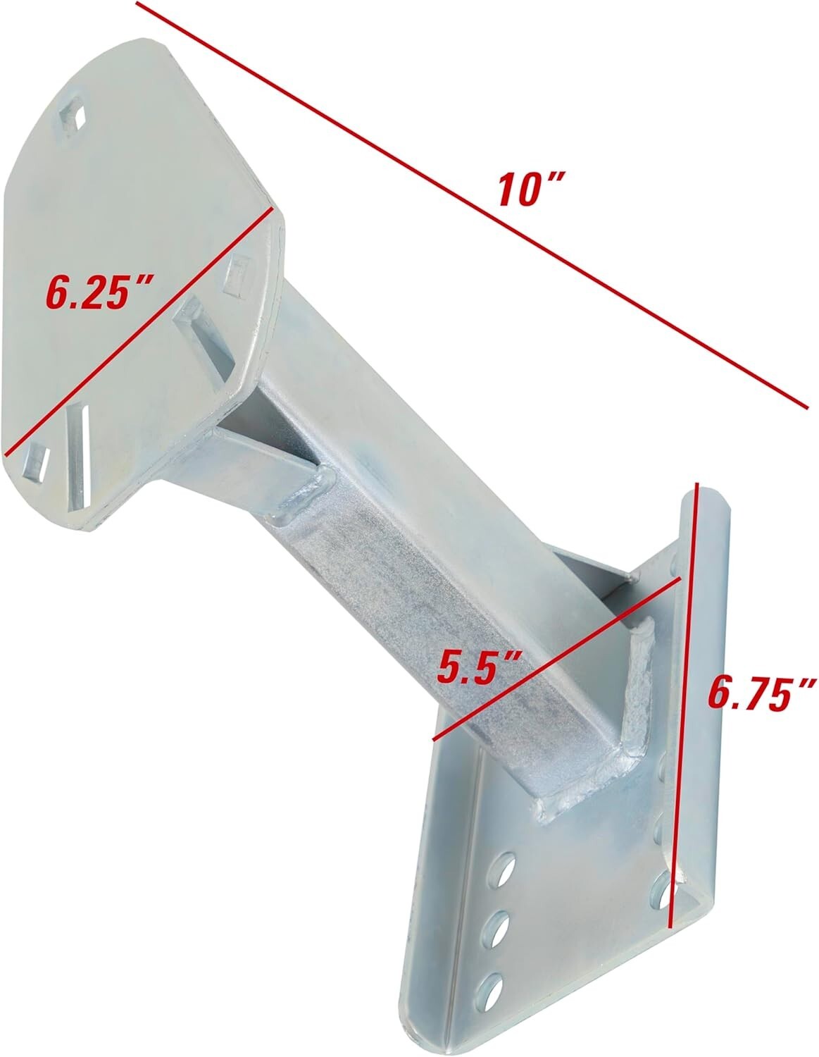 Durable High-Mount Spare Tire Carrier for 4, 5 & 6-Hole Patterns - Easy Install