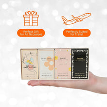 Load image into Gallery viewer, 4-Piece Mini Perfume Gift Set for Women - Travel Size Luxury Fragrances