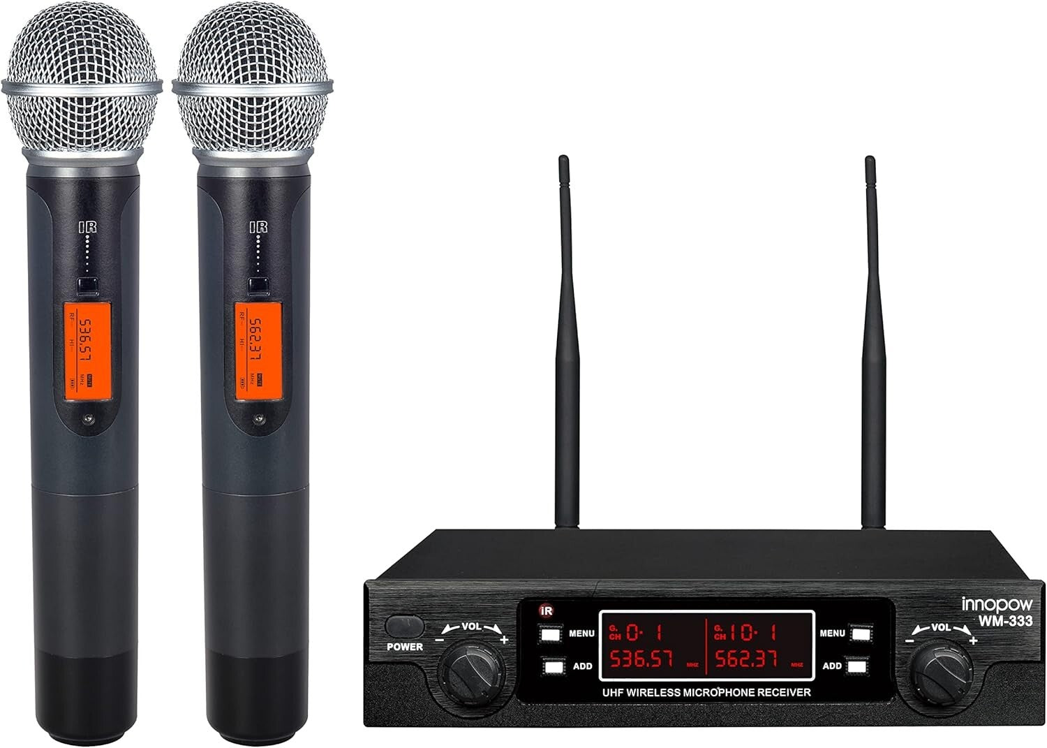 Long-Range 200-240Ft Wireless Mic System - Ideal for Karaoke andChurch Events