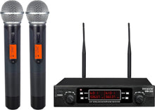 Load image into Gallery viewer, Long-Range 200-240Ft Wireless Mic System - Ideal for Karaoke andChurch Events
