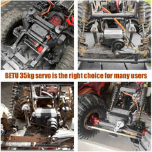 Load image into Gallery viewer, High Precision 35kg RC Steering Servo - IP67 Waterproof for Ultimate Control