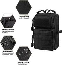 Load image into Gallery viewer, Multifunctional Tactical Molle Panel for Vehicles - 5 Pouch Organizer Included