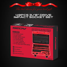 Load image into Gallery viewer, Versatile 49-Piece Mechanic Socket Set in Durable Storage Case - Precision Tools