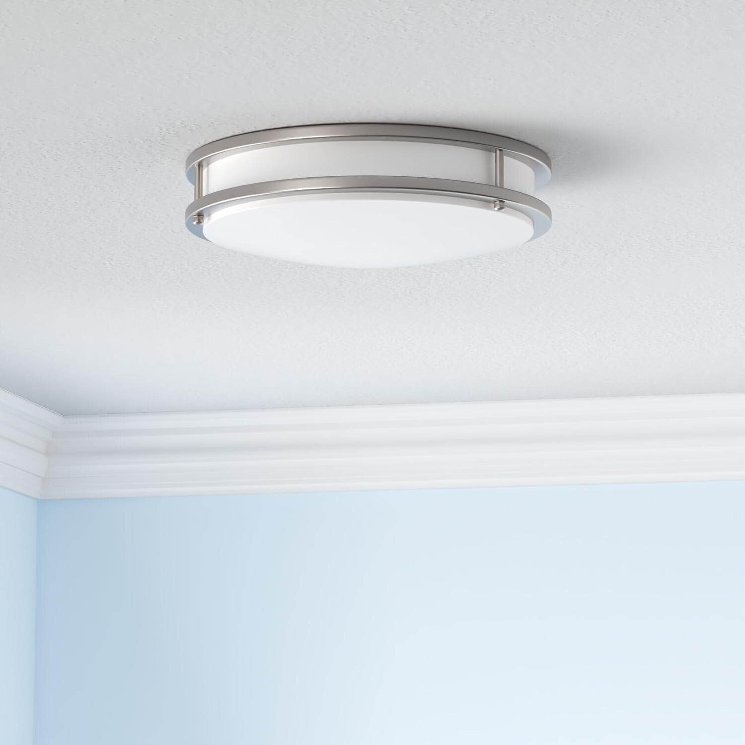 36W Dimmable LED Ceiling Lamp - Adjustable Color Temperatures, 2200LM Brightness