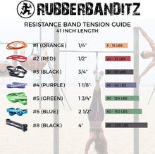 Load image into Gallery viewer, Customizable Resistance Bands Set with E-Guide — Strength, Stretch &amp; Flexibility