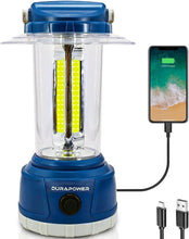 Load image into Gallery viewer, Portable 2000 Lumen Rechargeable Lantern with Waterproof &amp; Emergency Features