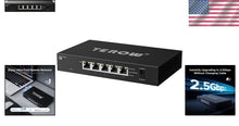 Load image into Gallery viewer, Compact 2.5G Ethernet Switch - Plug &amp; Play with Lightning Protection