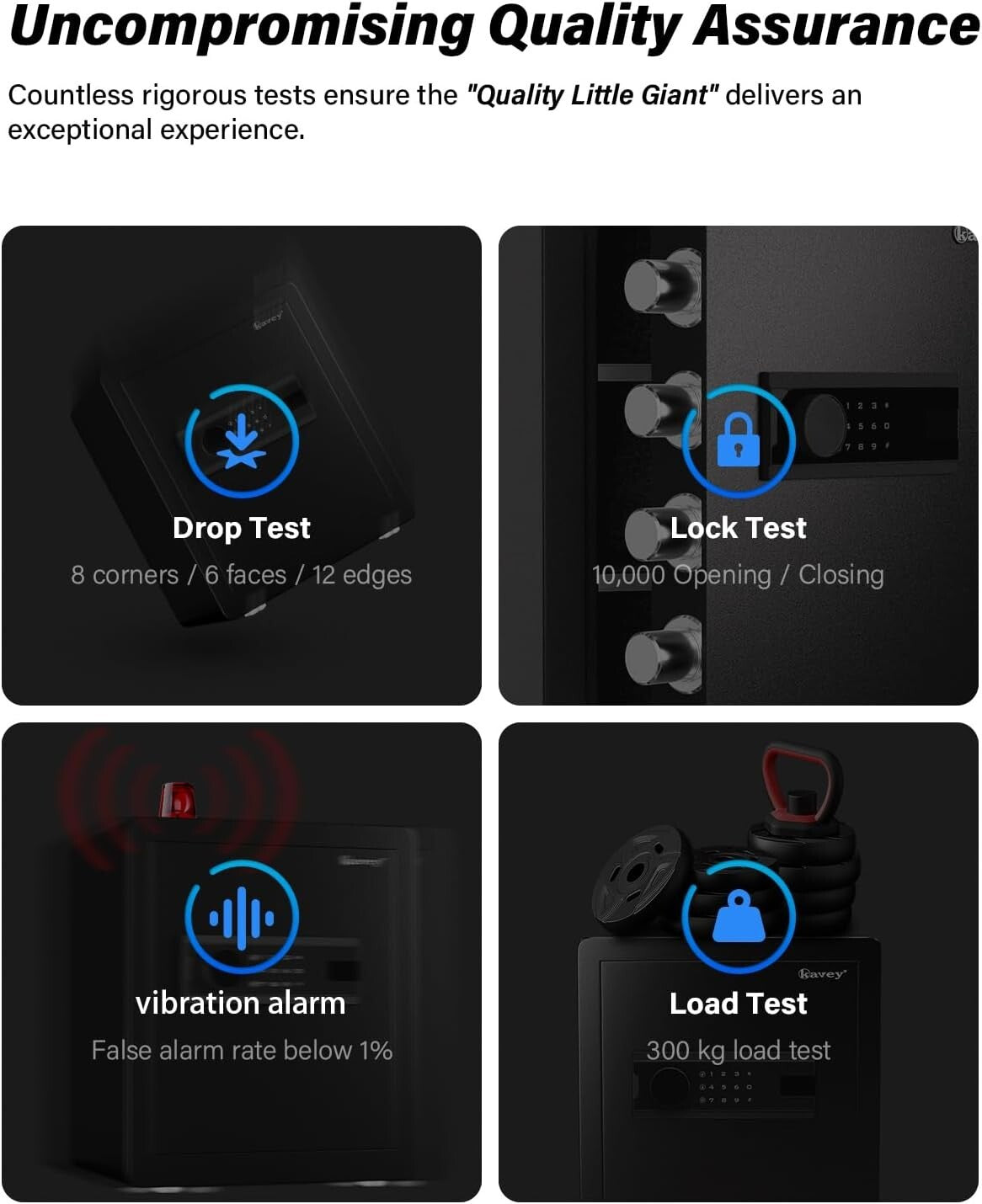 2.0 Cu. Biometric Fingerprint Safe Box with Touchscreen - Ultimate Protection