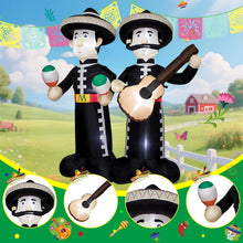 Load image into Gallery viewer, Festive 6FT Inflatable Mariachi with LED Lights - Indoor/Outdoor Party Must-Have