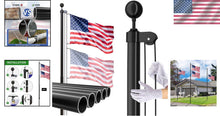 Load image into Gallery viewer, Extra Thick 20 FT Outdoor Flag Pole - Includes 3x5 American Flag and Accessories
