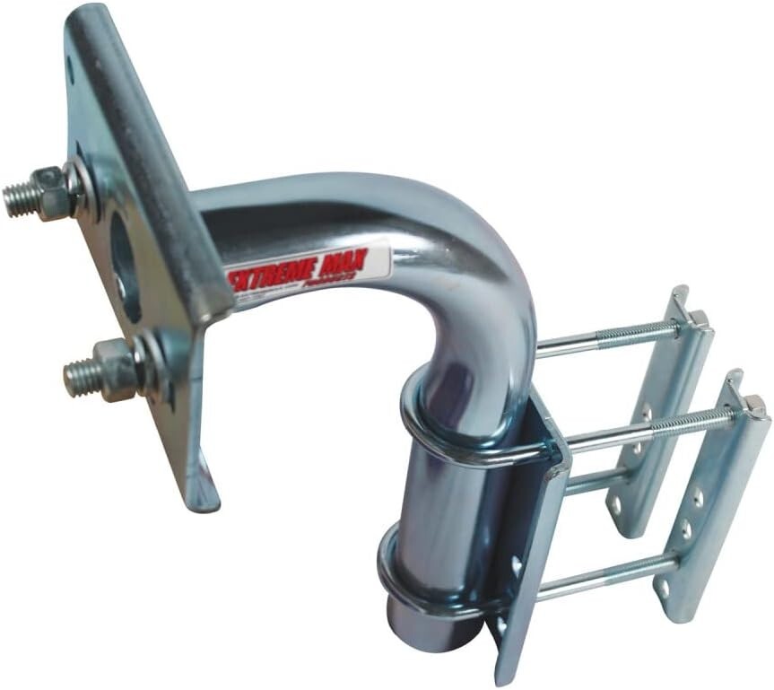 Compact Heavy-Duty Spare Tire Mount for 4, 5, 6 Lug Wheels - 2-Year Warranty