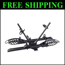 Load image into Gallery viewer, Heavy-Duty 200 lbs Capacity Bike Carrier with Anti-Wobble for 5-Inch Fat Tires