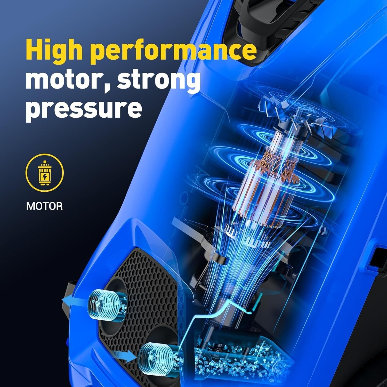 Electric Pressure Washer 4200 PSI - Ultimate 3 Nozzle Cleaning for Cars & Patios