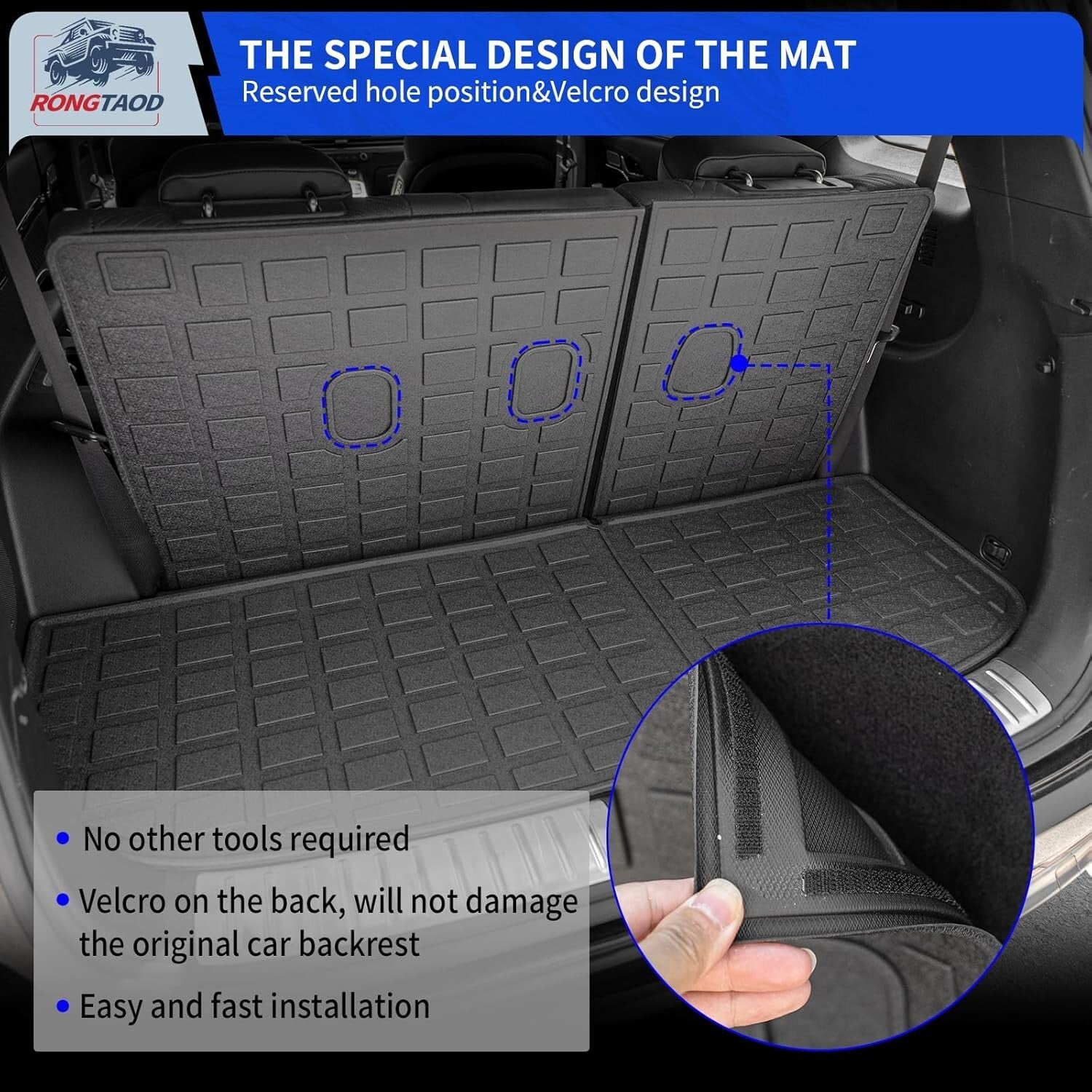 Durable Cargo Mat Set for 2020-2025 Hyundai Palisade – Easy Installation