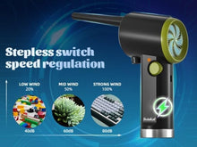 Load image into Gallery viewer, Compact Cordless Air Duster with Nozzles - Efficient Cleaning for Home &amp; Office