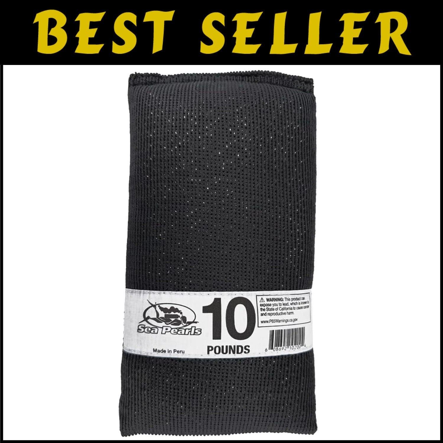 10 lb Soft Nylon Mesh Weights - Ultimate Comfort for Diving and Fishing