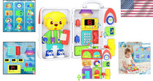Load image into Gallery viewer, Engaging Musical Toy for Toddlers 1-3: Montessori Busy Board &amp; Bilingual Fun