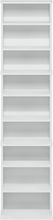 Load image into Gallery viewer, Durable Freestanding 9-Shelf Media Rack with Wall Mount Kit - Easy Assembly