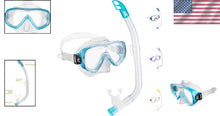 Load image into Gallery viewer, Comfortable Kids Snorkeling Set - Adjustable Ondina Mask &amp; Top Snorkel Kit