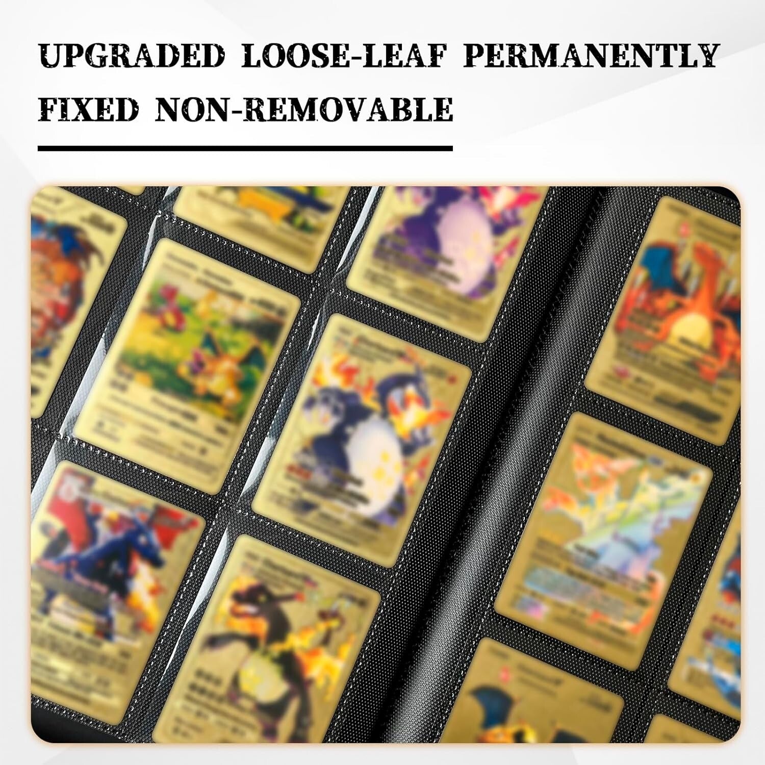 Exclusive Silvery Blue Card Album with 20 Double-Sided Pages for Collectibles