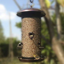 Load image into Gallery viewer, Hanging Wild Bird Feeder with Two Seed Compartments for Diverse Feeding