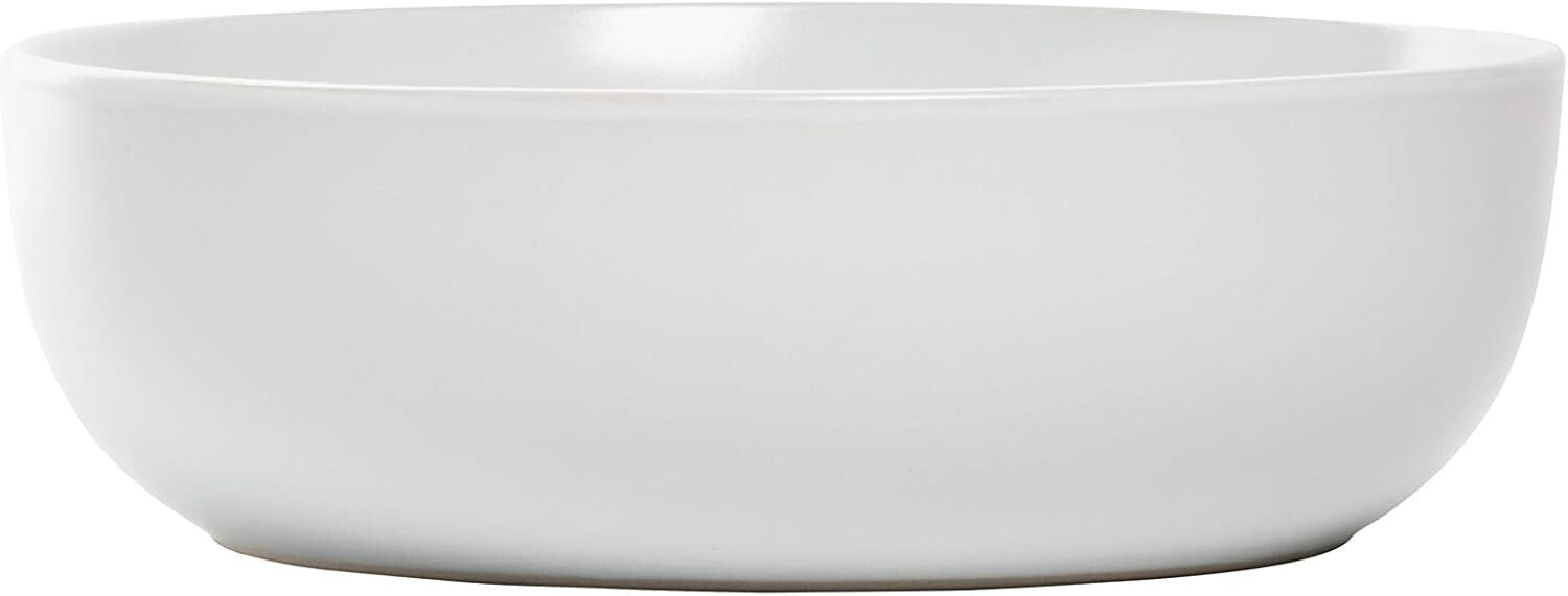 Elegant Matte Stoneware Dinnerware Pack of 16 - Microwave & Dishwasher Safe