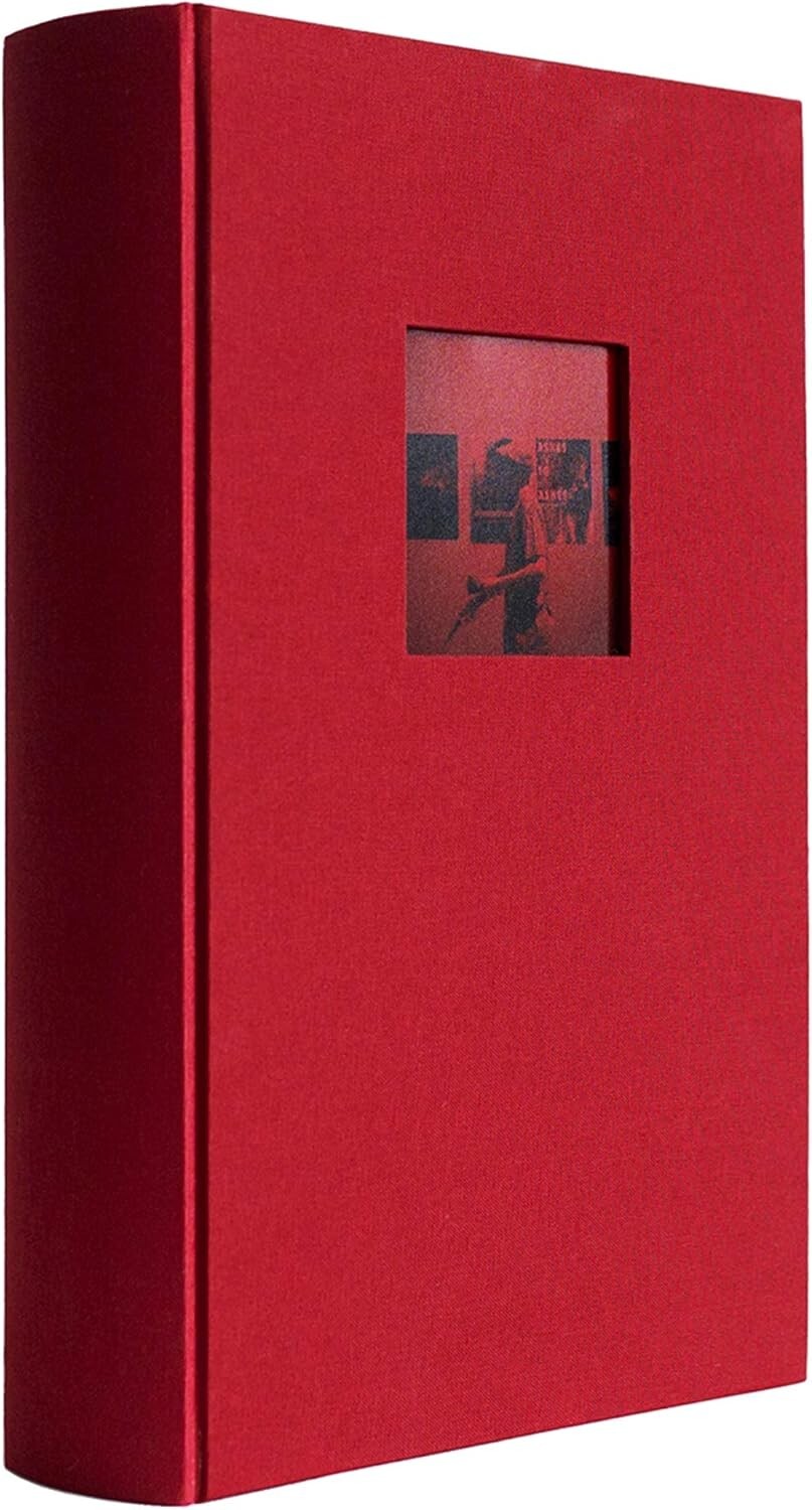 Customizable Hudson Photo Album - Archival Quality, Holds 300 Photos in Red