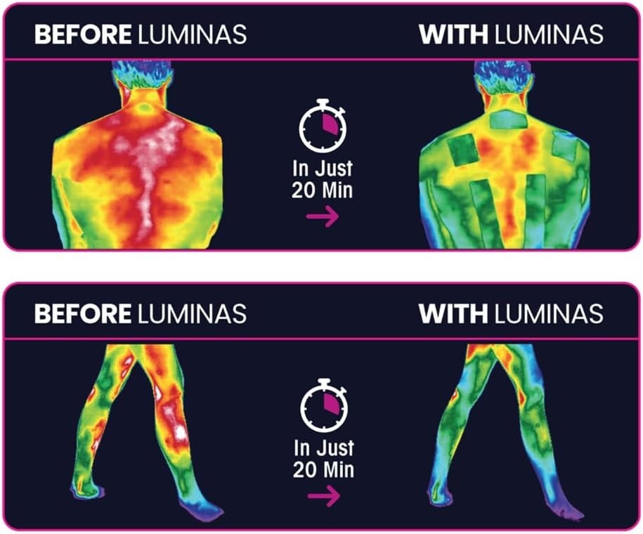 Powerful Natural Ingredient Pain Relief Patches - 24 Pcs, 12 Medium & Large