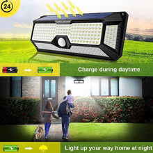 Load image into Gallery viewer, 268 LED Super Bright Solar Motion Sensor Lights - 4000 Lumen Security Floodlight