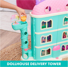 Load image into Gallery viewer, Colorful Gabby’s Purrfect Dollhouse: Explore 4 Floors with 15 Pieces Included