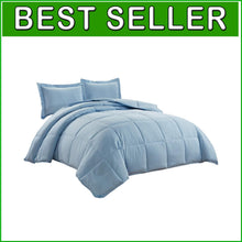 Load image into Gallery viewer, Elegant King Size Down Alternative Comforter Set - 3-Piece Lightweight Design