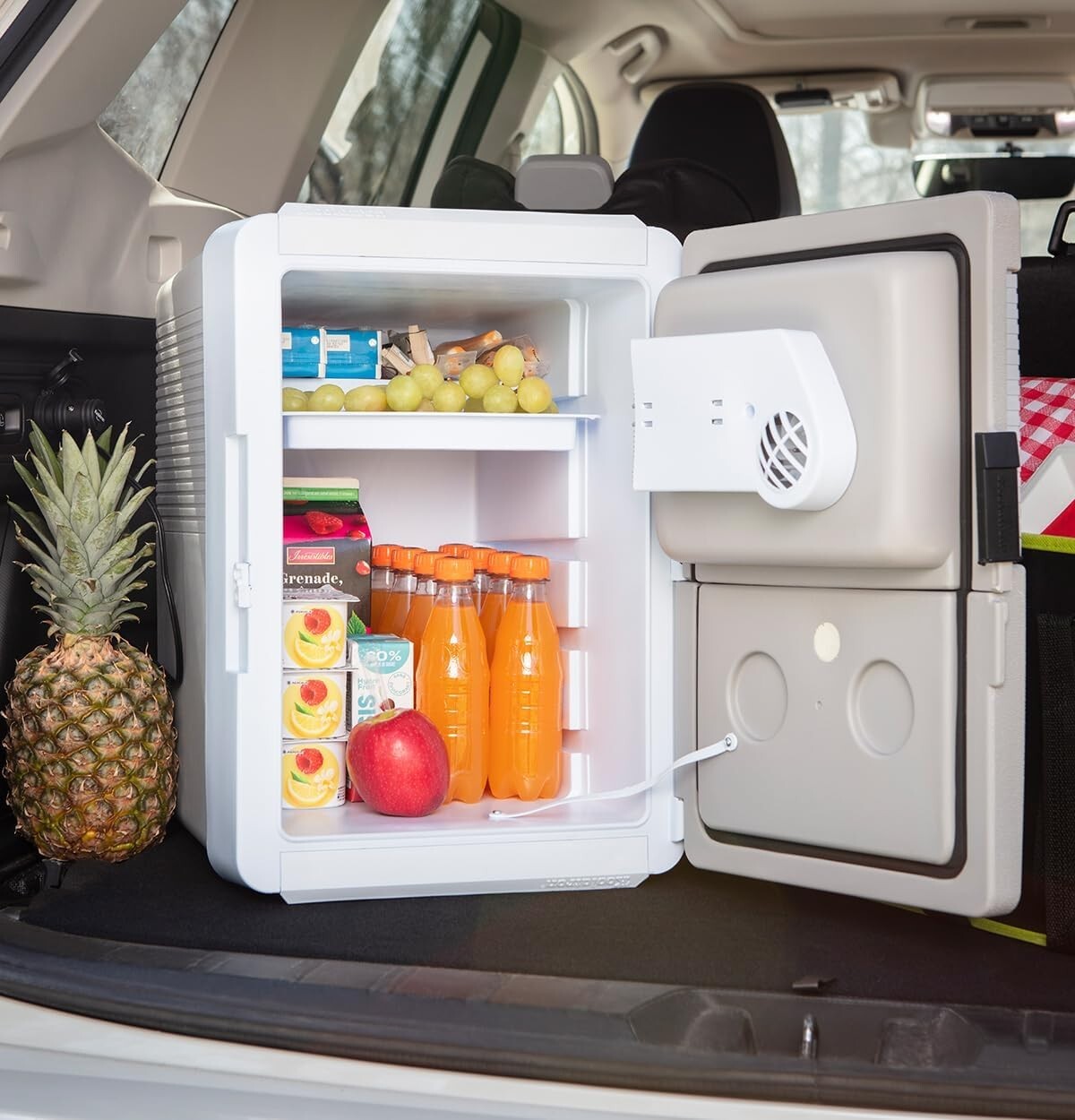 33 qt Electric Cooler/Warm with Split Lid Design – Ideal for Picnics & Camping