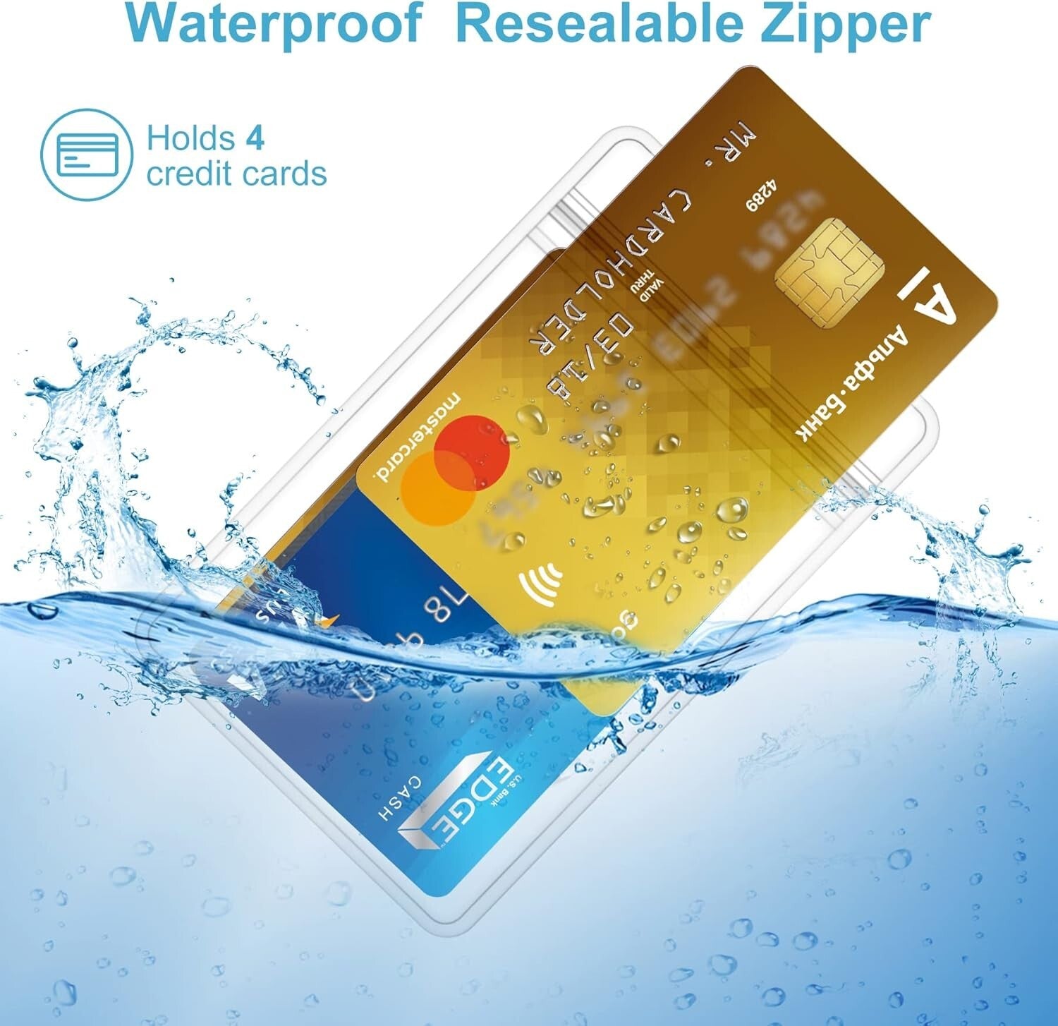 Best Value 200-Pack ID Badge Holders with Secure Zip Closure and PVC Material