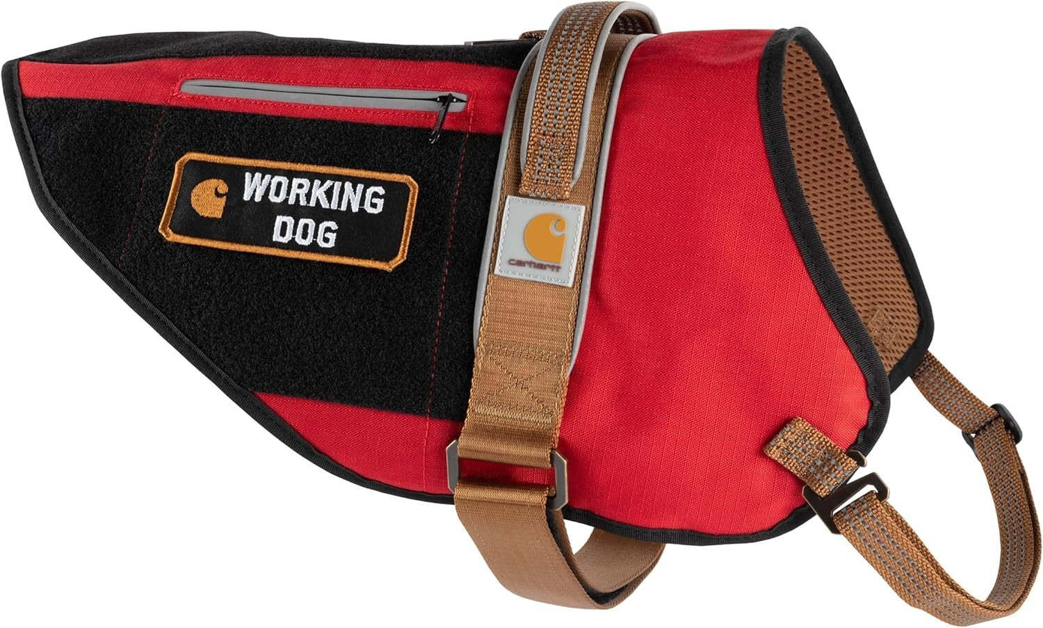 Small Service Dog Vest in High-Risk Red - Adjustable & Reflective Harness