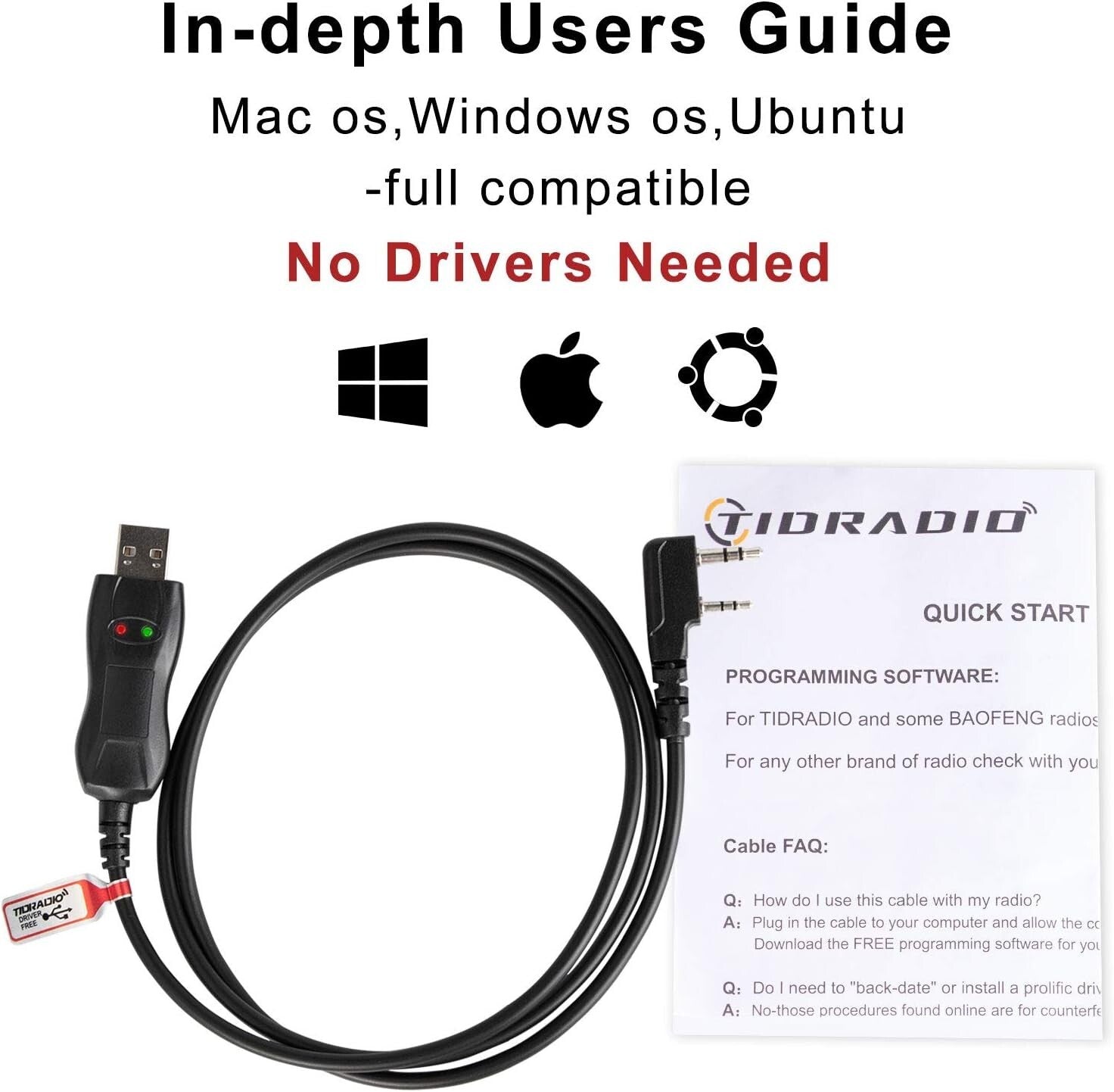 Beginner-Friendly UV-5R Ham Radio Set - 6 Radios, Programming Cable, Batteries