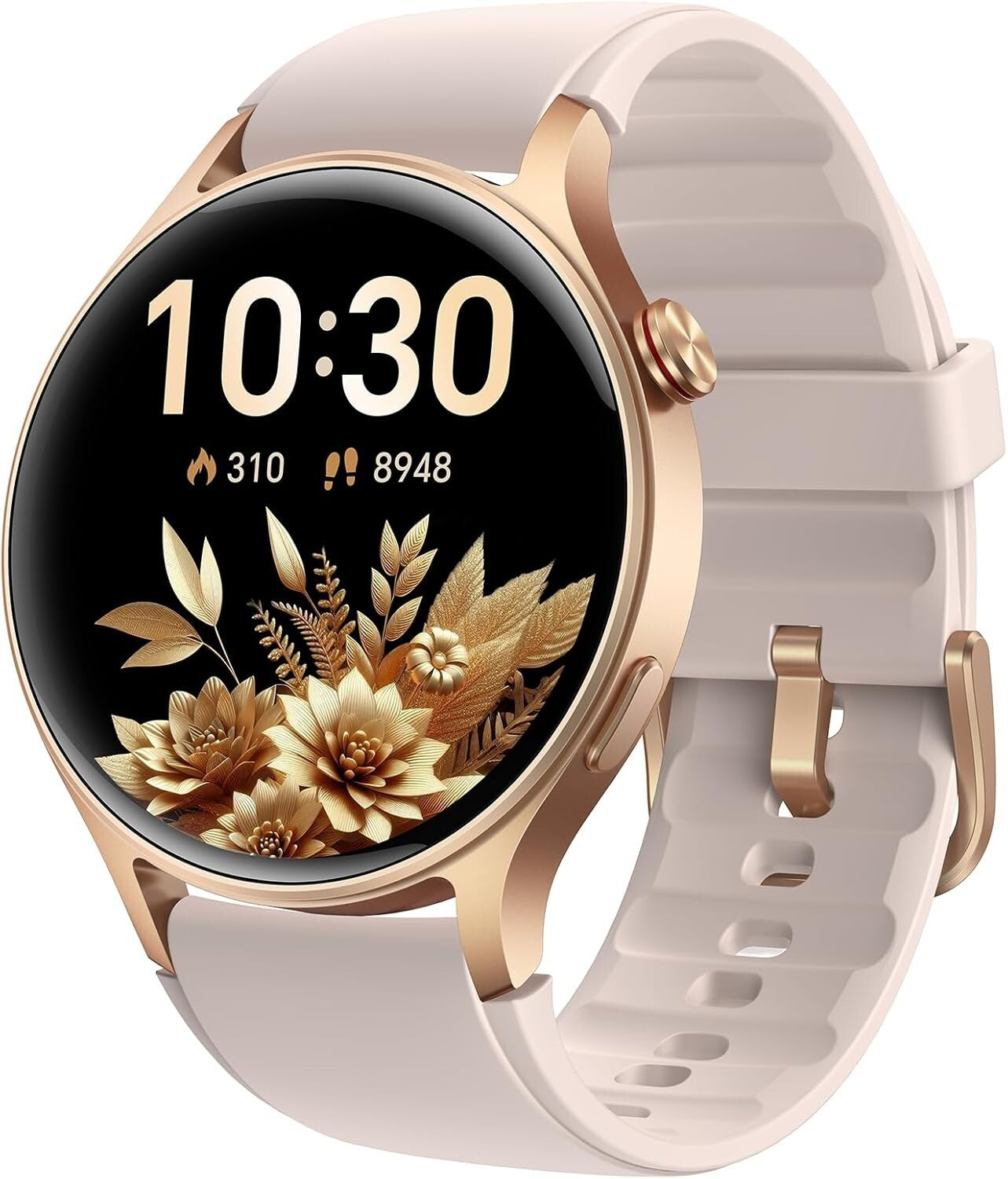 Women’s Smart Fitness Watch - AI Voice Control, Sleep Monitor & Custom Dials