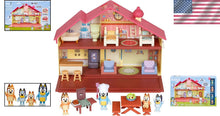 Load image into Gallery viewer, Interactive Bluey BBQ Playset with 4 Figures &amp; Removable Furniture Pieces
