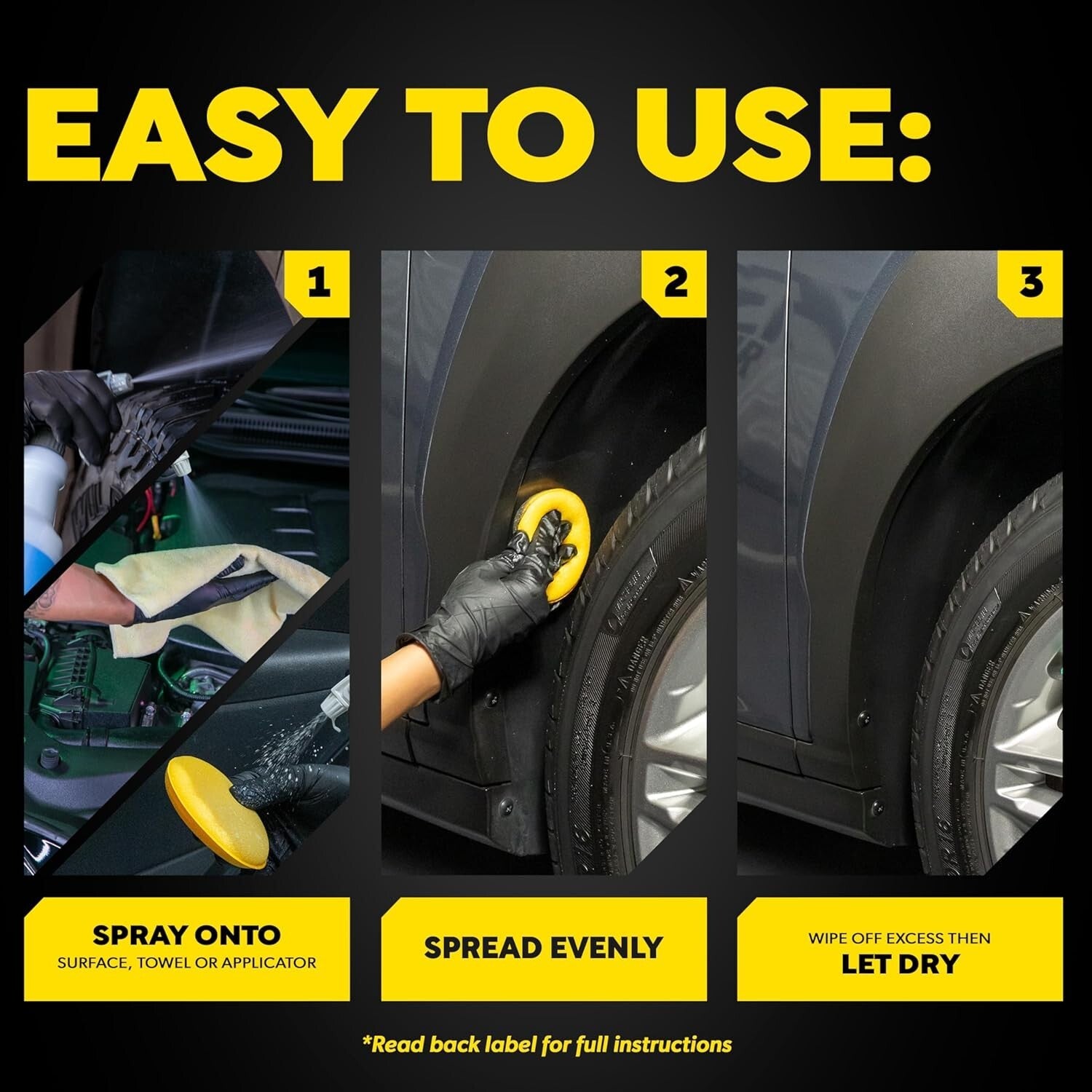 Hyper Dressing 1 Gallon - Advanced Shine for Interior and Exterior Car Surfaces