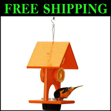 Load image into Gallery viewer, Attractive Orange Oriole Bird Feeder – Eco-Friendly Jelly Holder for Outdoor Use